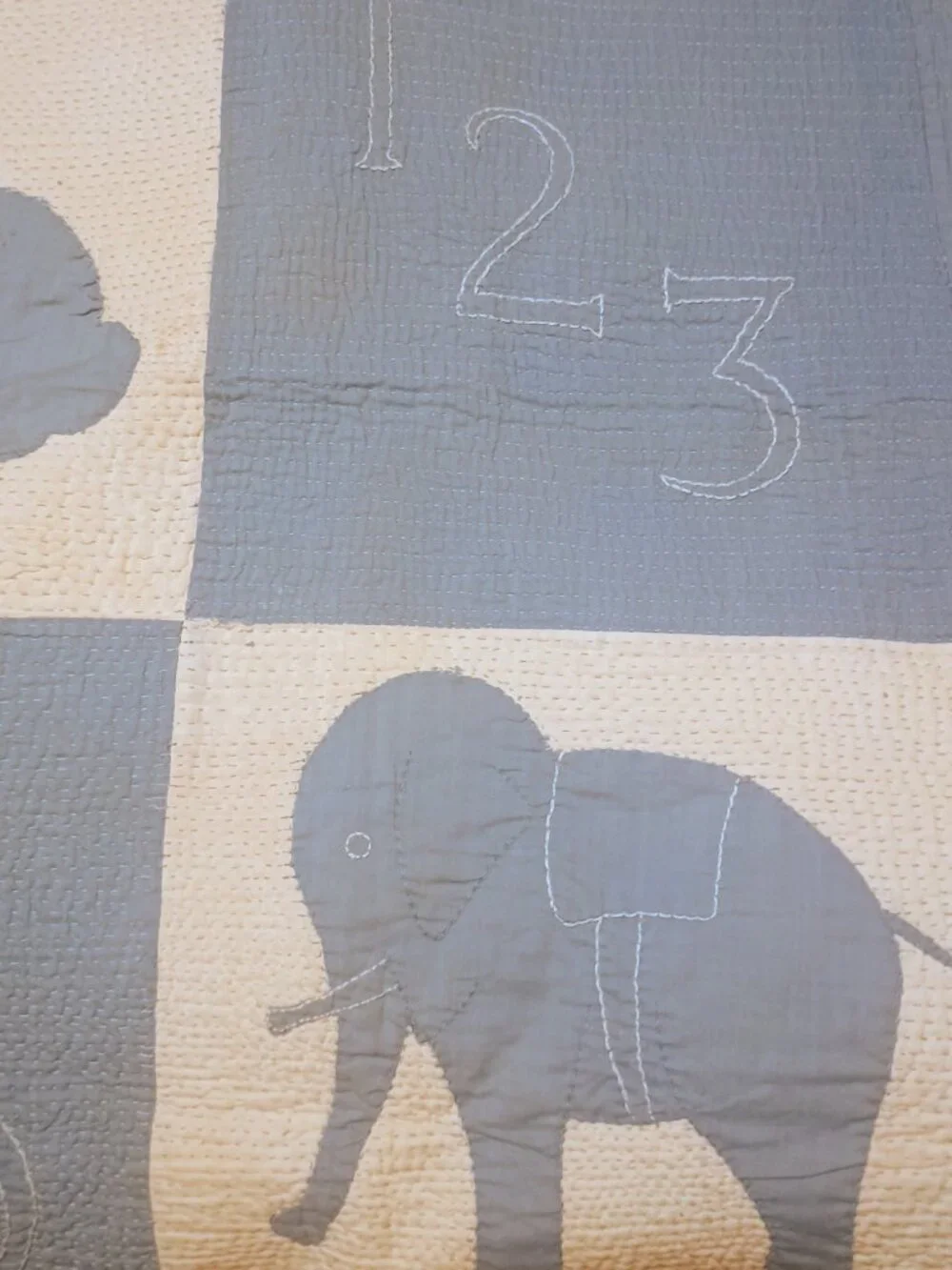 Handstitched antique baby
